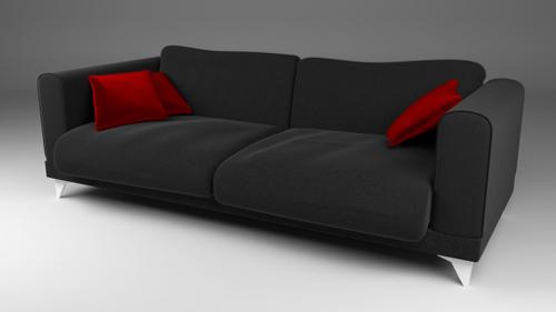 Realistic couch preview image